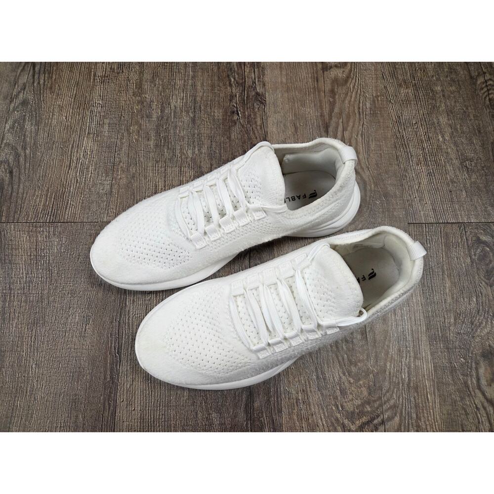 Fabletics Womens Knit 9 Easton White The Everyday Shoes Sneakers - Picture 2 of 9